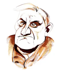 Ralph Vaughan Williams - Karikatur